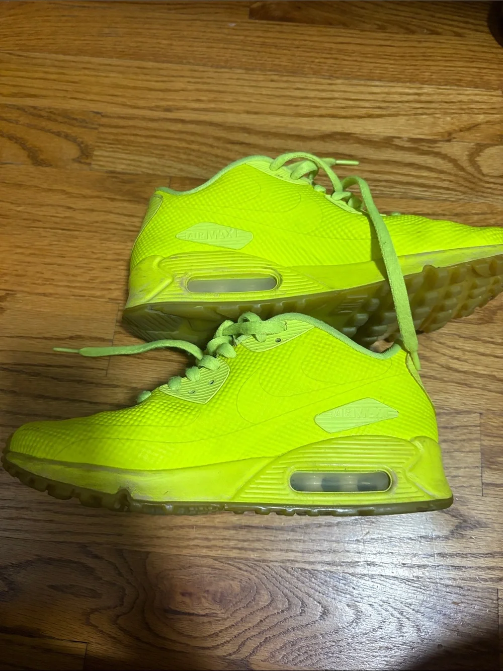 Nike Neon Lime Green Women's Air Max Sneakers